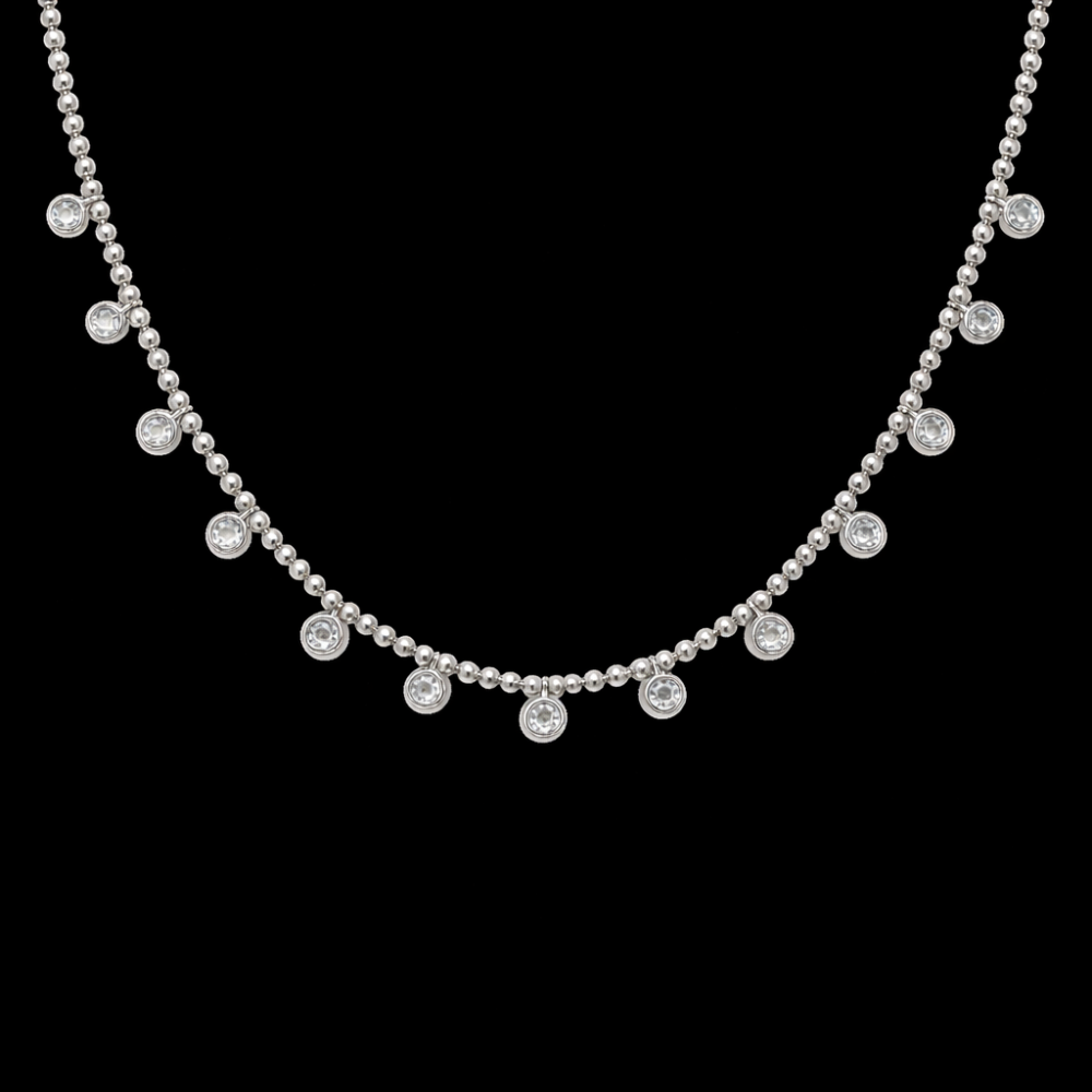Aurelia Bezel Drop Pendant