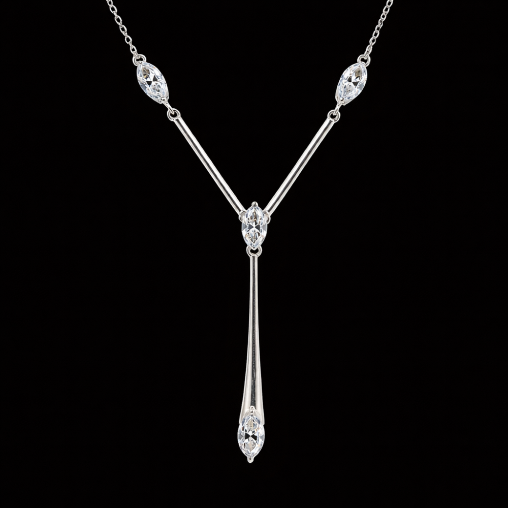 Aurora V-Drop Crystal Pendant