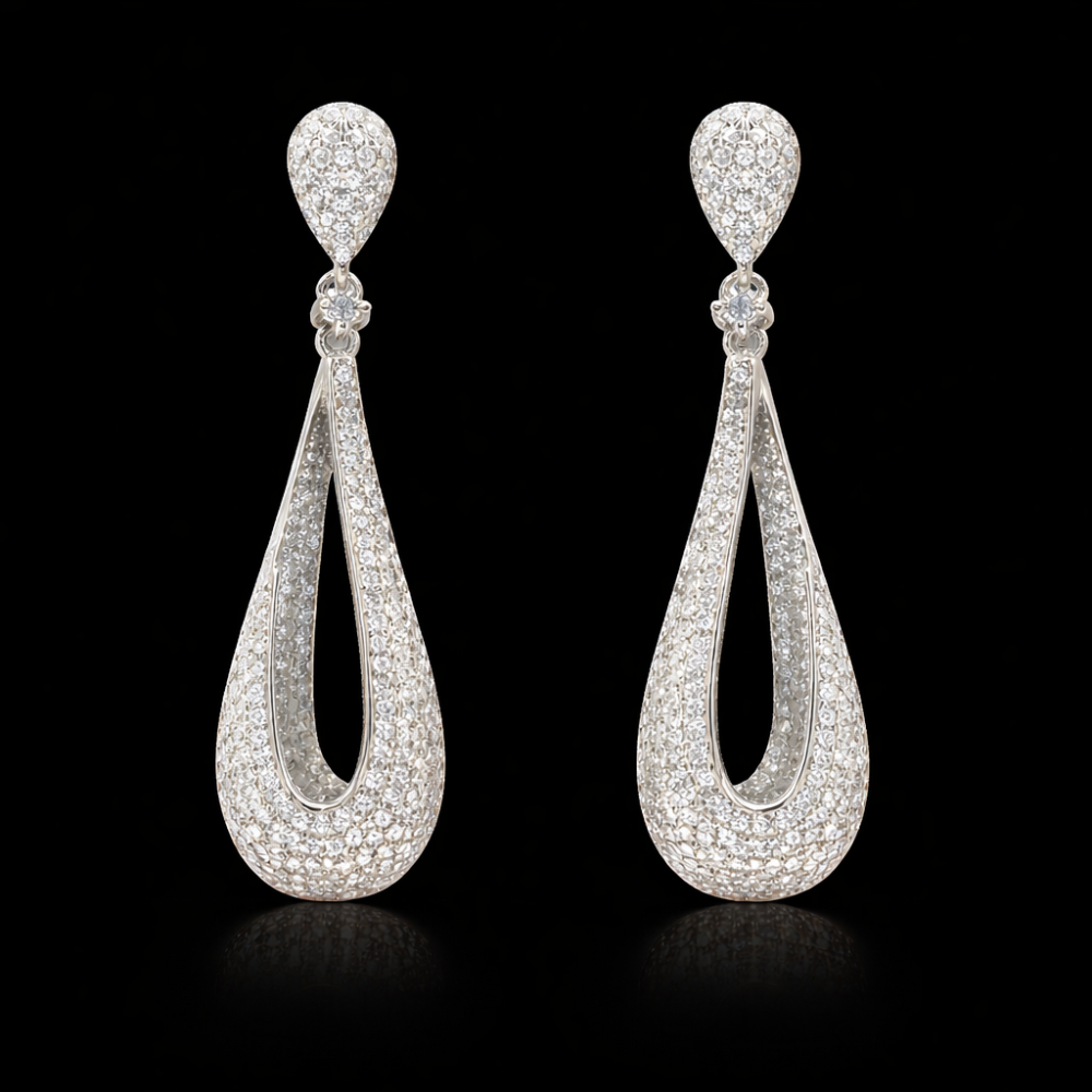 Cascade Teardrop Earrings
