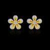 Celeste Floral Emerald Studs S (2)