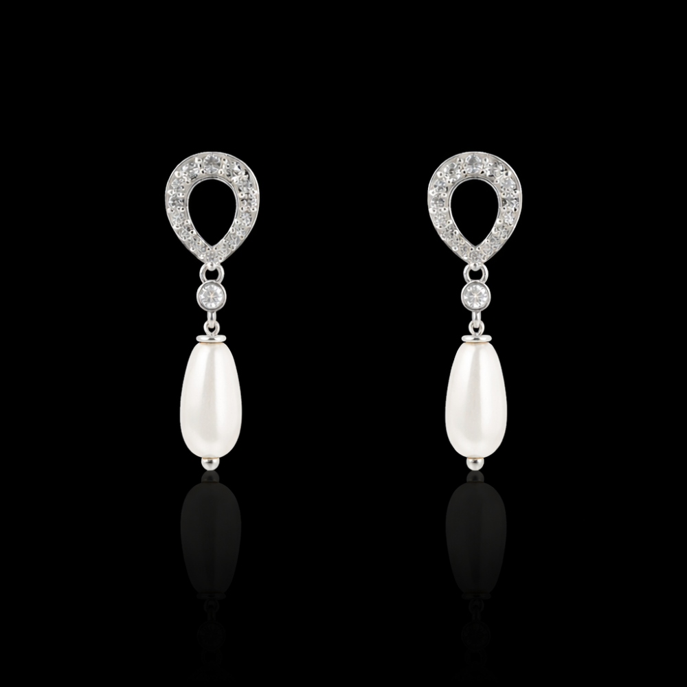 Celeste Pearl Drop Earrings