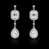 Celestia Emerald-Cut Teardrop Earrings S (3)