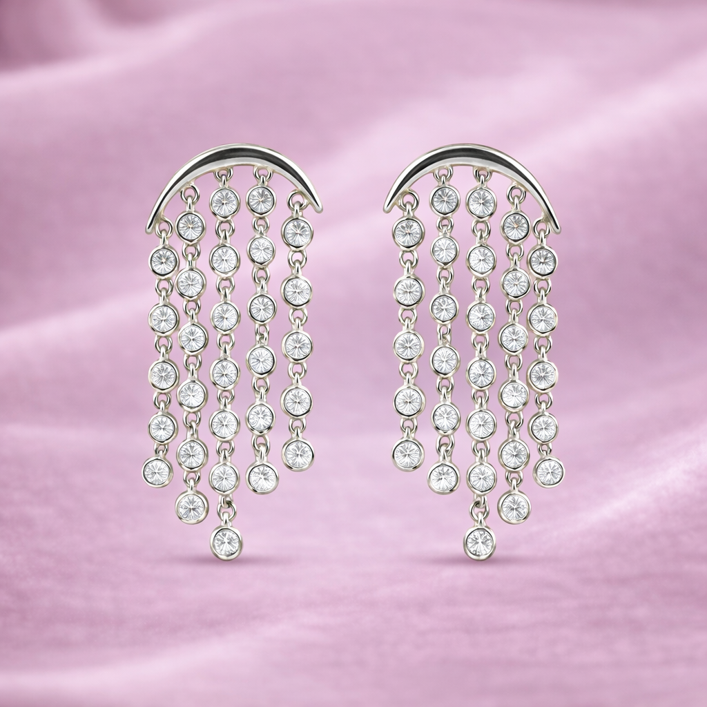 Celestia Spark Fringe Earrings S (2)