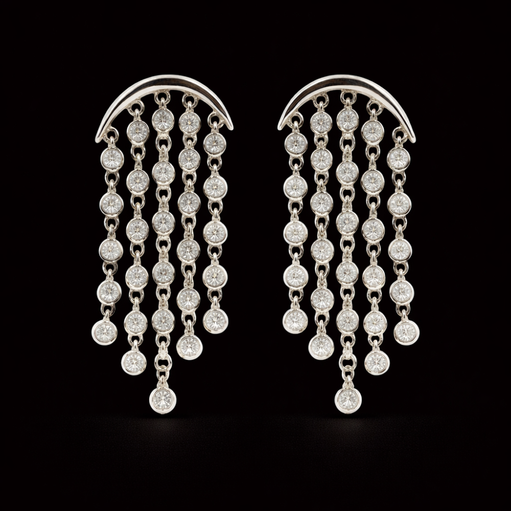 Celestia Spark Fringe Earrings