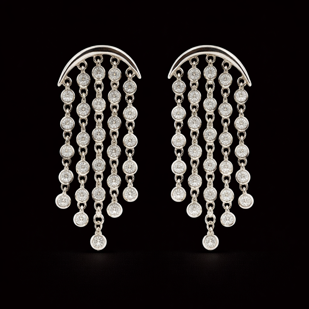 Celestia Spark Fringe Earrings S (3)