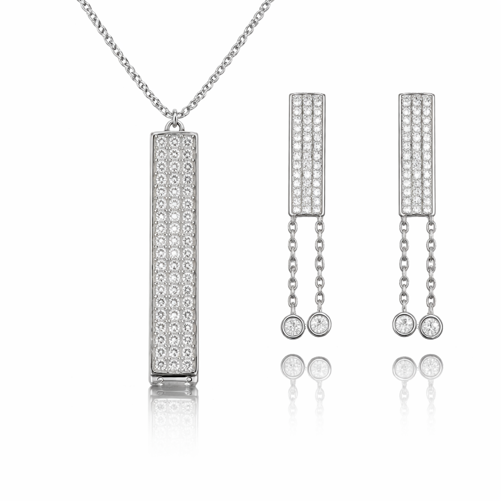 Elegant Celeste Chainfall jewelry set S (1)