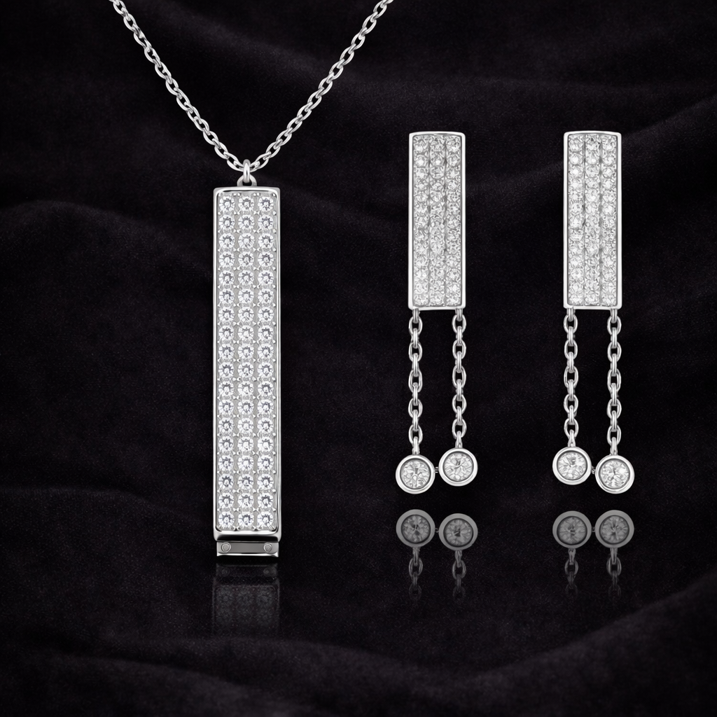 Elegant Celeste Chainfall jewelry set S (4)
