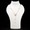 Elegant butterfly necklace with pearl RG (1)