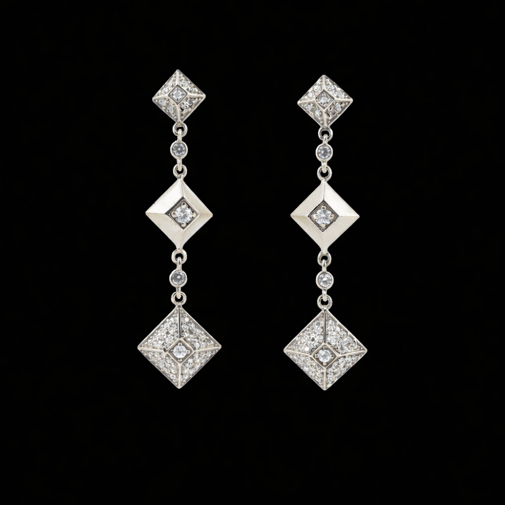 Elegant dangle earrings