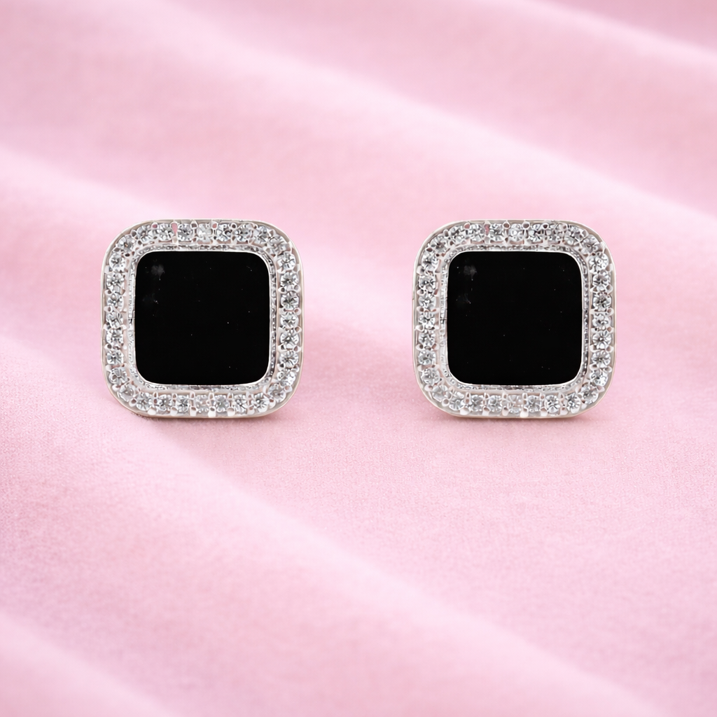 Elegant onyx earrings S (2)