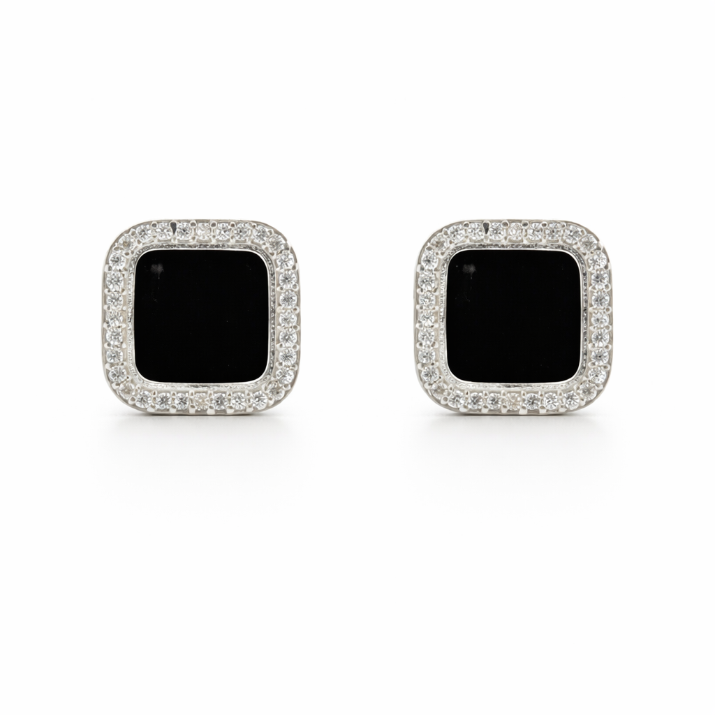 Elegant onyx earrings S (4)
