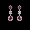 Elegant ruby drop earrings S (3)