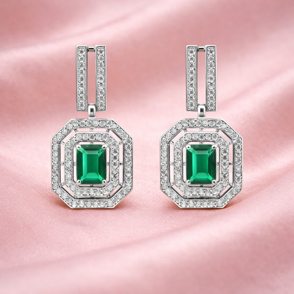 Emerald Empress Drop Earrings S (2)