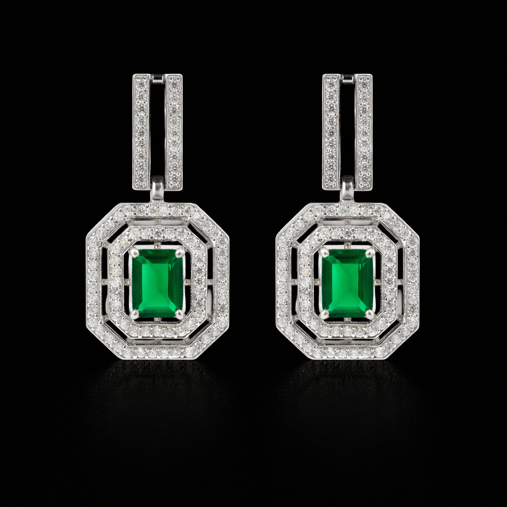 Emerald Empress Drop Earrings S (3)