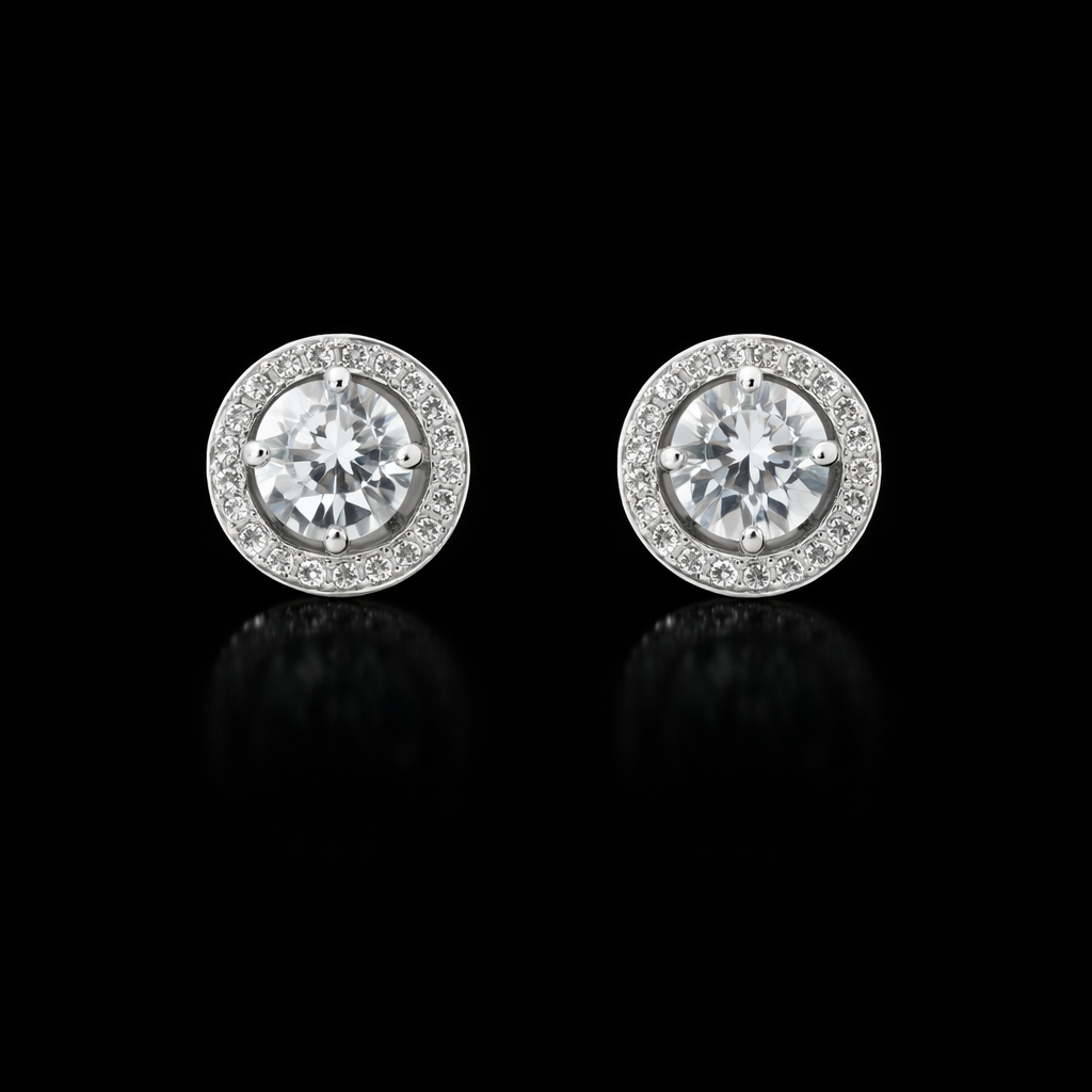 Eterna Spark Halo Studs S (4)