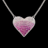 Heart-shaped gemstone pendant S (3)