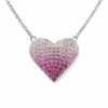 Heart-shaped gemstone pendant S (4)