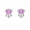 Lotus Charm Stud Earrings S (1)