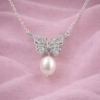 Pearl Flutter Butterfly Pendant S (2)