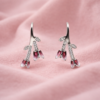 Ruby Bloom Drop Earrings S (2)