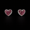 Ruby Heart Stud Earrings S (4)