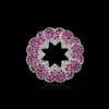 Sapphire floral pendant S (4)