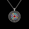 Zodiac pendant with colorful gemstones S (3)